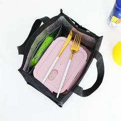 Insulated Lunch Bag Women Kid Picnic Work Travel Food Thermal Storage Container