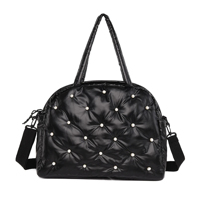 Winter Trends Top Handle Tote Bag Soft Padded Crossbody Side Bag