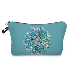 Portable Organizer Pencil Case Makeup Bag Heat Transfer Print Cosmetic Bag