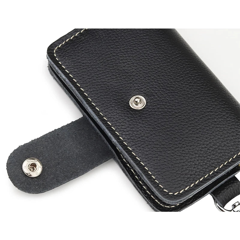 High Cowhide Leather Men Key Wallet Premium 100% Leather