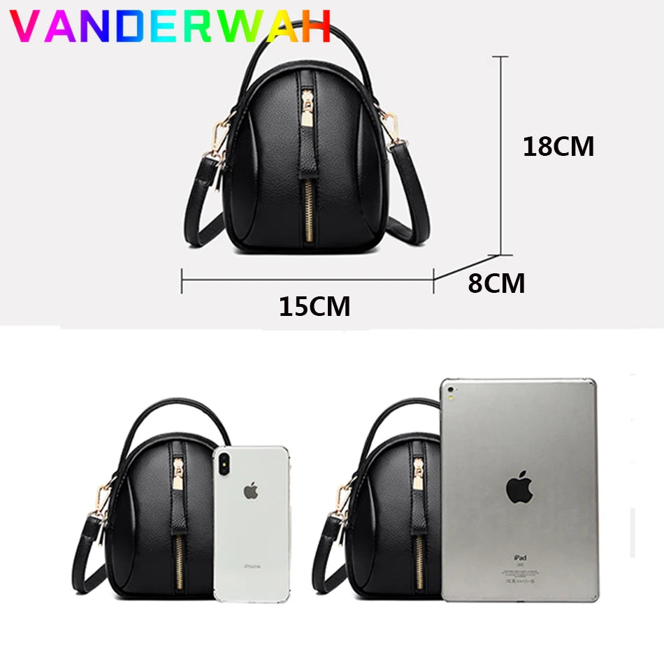 High Crossbody Bag Female Shoulder Sac Listening Song Lady Handbag