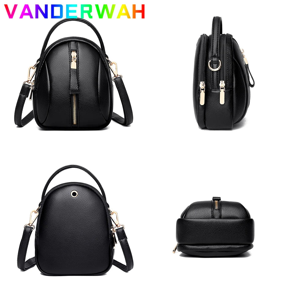 High Crossbody Bag Female Shoulder Sac Listening Song Lady Handbag