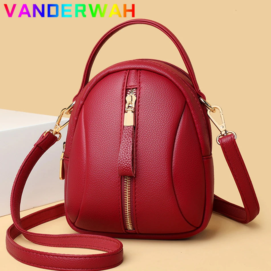 High Crossbody Bag Female Shoulder Sac Listening Song Lady Handbag