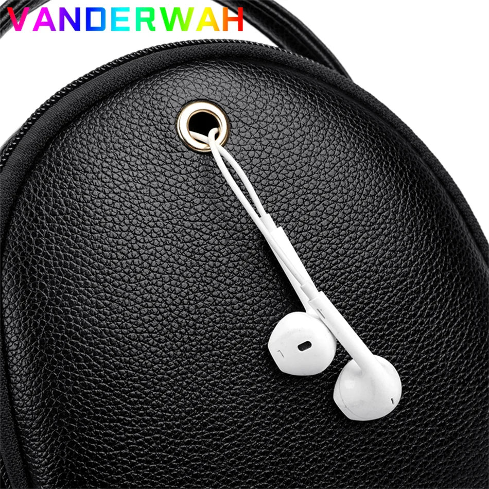 High Crossbody Bag Female Shoulder Sac Listening Song Lady Handbag