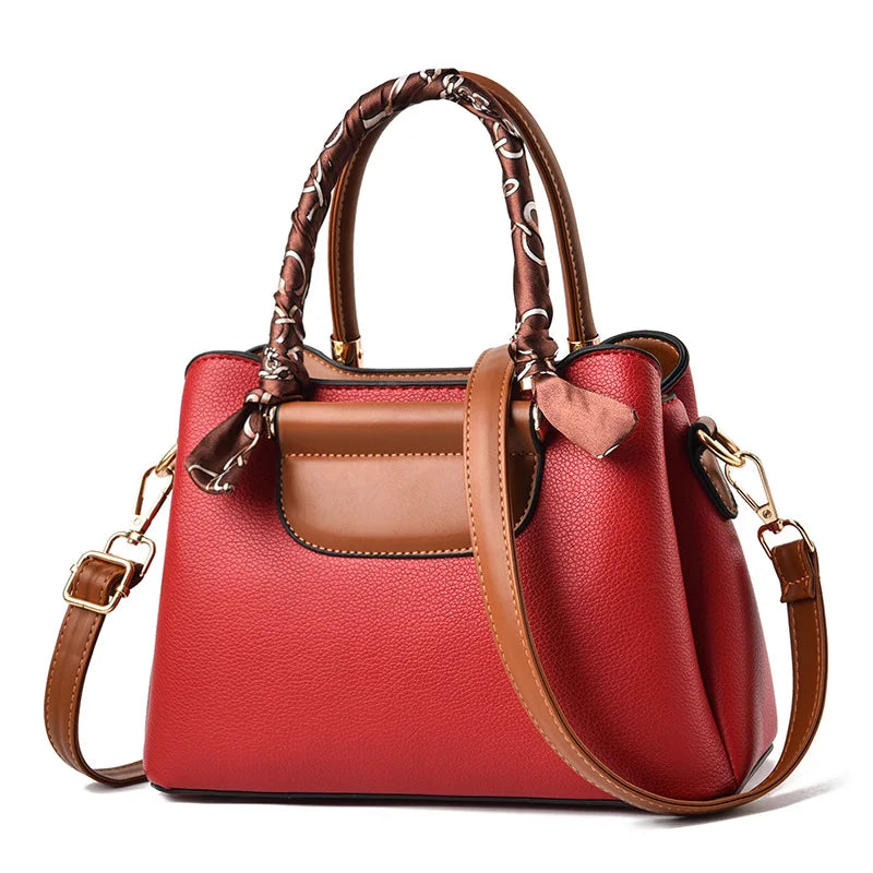 High One Shoulder Women's Bag Spring Silk Scarf Handbag