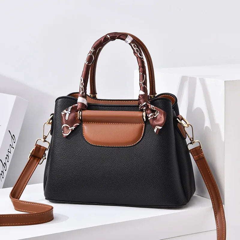 High One Shoulder Women's Bag Spring Silk Scarf Handbag