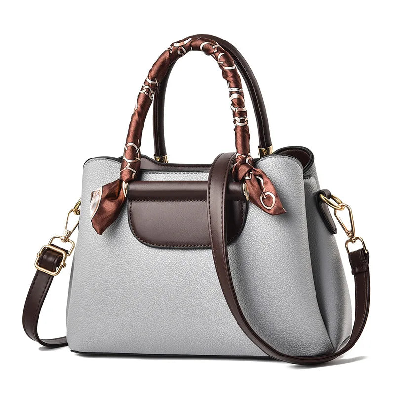 High One Shoulder Women's Bag Spring Silk Scarf Handbag