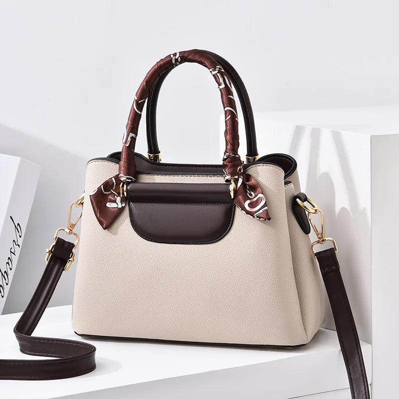 High One Shoulder Women's Bag Spring Silk Scarf Handbag