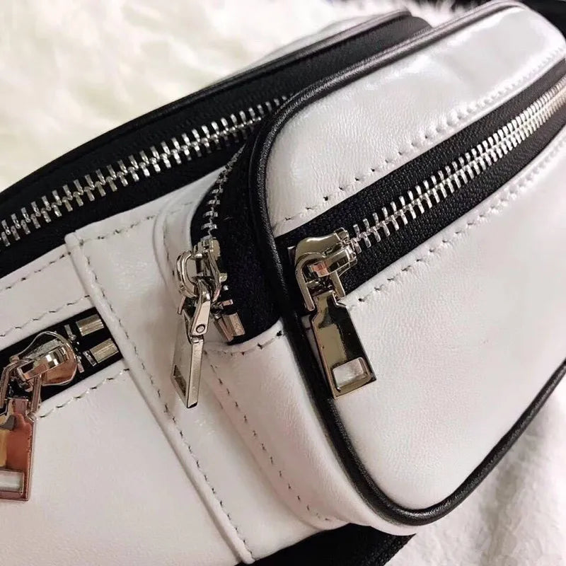 High PU Chain Fanny Pack Waist Bag Bananka Travel Leisure