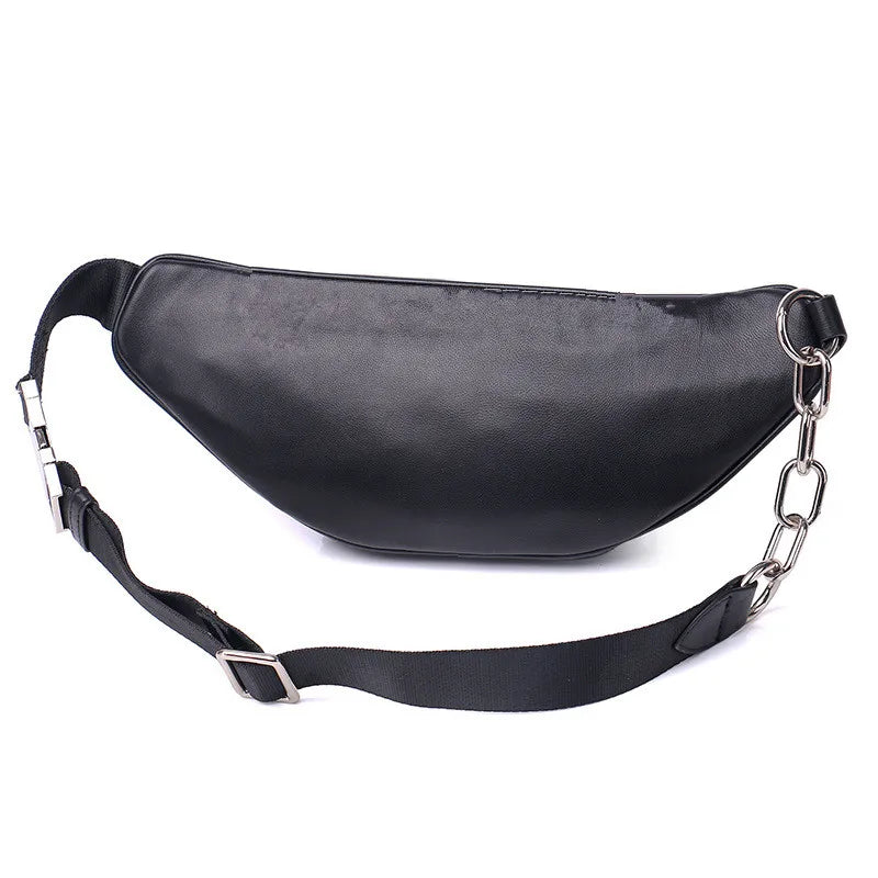 High PU Chain Waist Bag Bananka Travel Leisure Fanny Pack