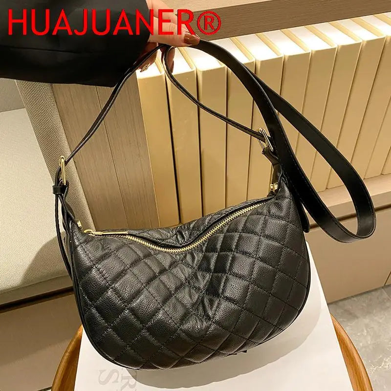 High Leather Shoulder Crossbody Bag For Women 2023