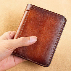 Moon Freemasonry Leather Wallet Standard Purse