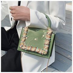 High Ladies Lace Handbag Spring Messenger Women's Bag Chain Shoulder B