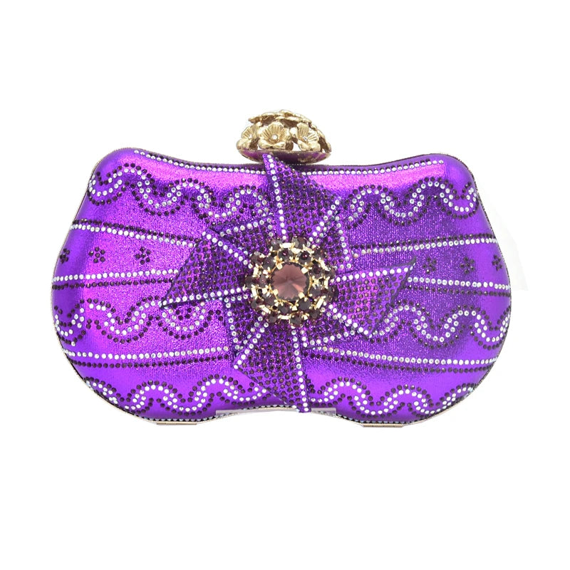 Fashionable Leather Lady Clutch Bag Shoulder Bag