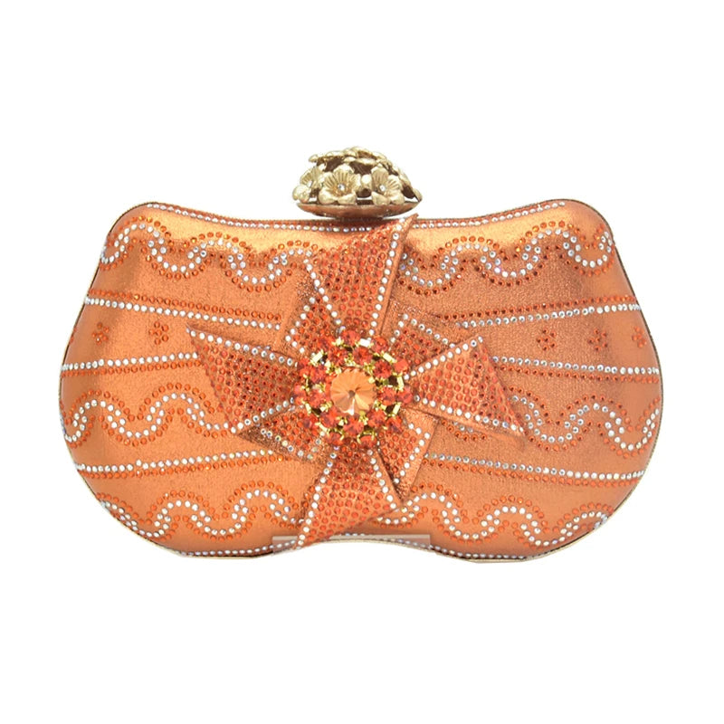 Fashionable Leather Lady Clutch Bag Shoulder Bag