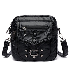 Casual Small Leather Crossbody Handbag Women's Shoulder Bag