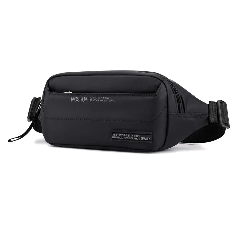High Men Nylon Hip Bum Fanny Packs Money Pouch Sling Crossbody Chest Packs