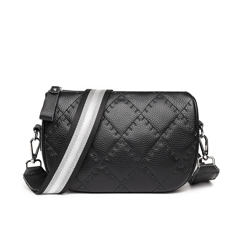 Natural Cowskin Female Shoulder Crossbody Tote Bags for Women