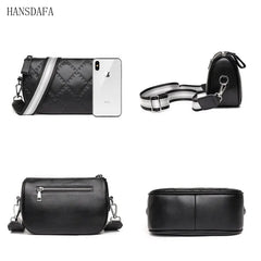 Natural Cowskin Female Shoulder Crossbody Tote Bags for Women