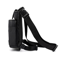 Nylon Men Drop Leg Bag Fanny Pack Motorcycle Riding Casual Shoulder Cross Body