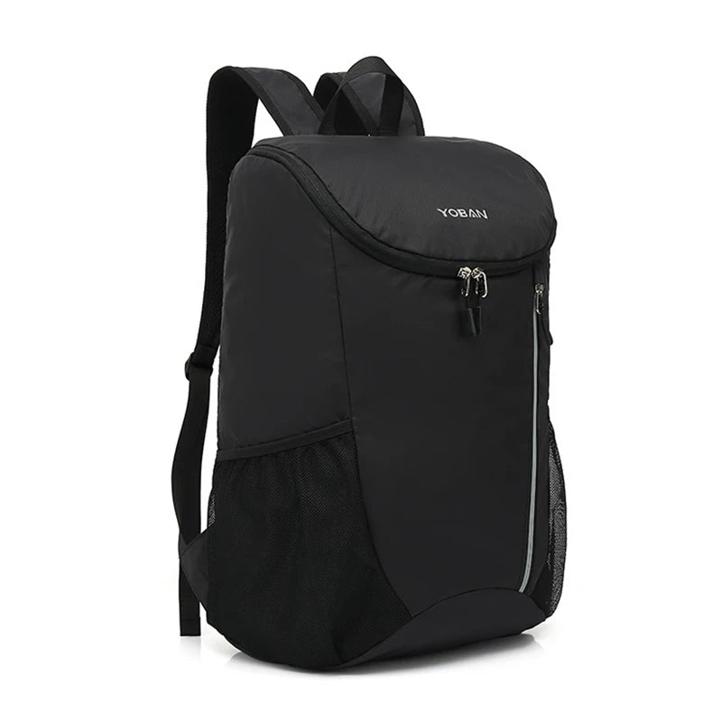 Waterproof Nylon Men's Backpack Large Capacity Foldable Travel Bag