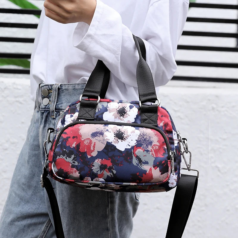 Nylon Shoulder Bag Travel Phone Purses Ladies Messenger Bag