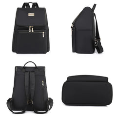 Waterproof Multi-pocket Oxford Backpack for Women Girls School Bag