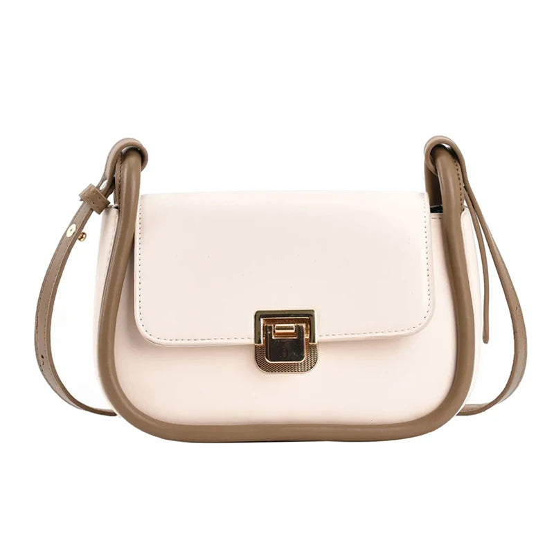 PU Leather Shoulder Bags Solid Handbags Crossbody Female