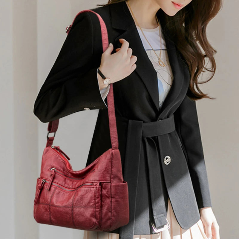 PU Leather Handbags Women Shoulder Crossbody Bags Bolsa Feminina