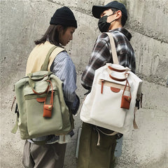 Canvas Women Backpack Schoolbag Teenager Girl Bag Mochilas