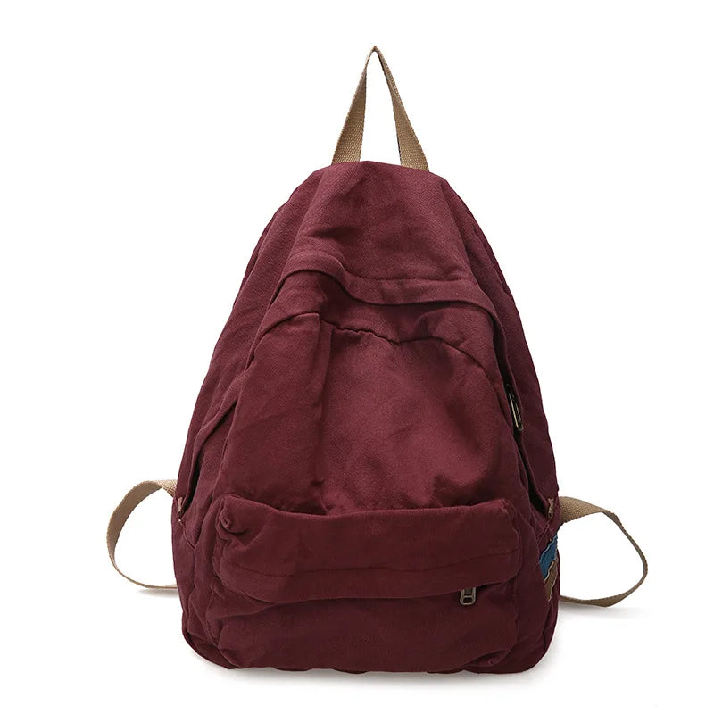 Canvas Shoulder Bags for Women Men Travel Outdoor Backpacks