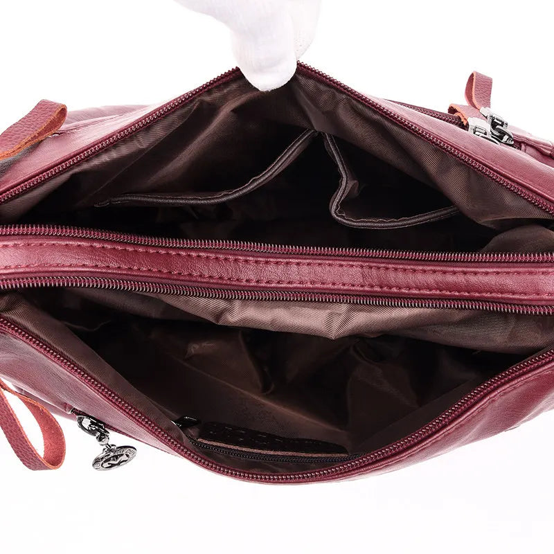 Soft Leather Handbags Crossbody Bags for Women