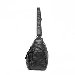 Soft Leather Shoulder Bag for Ladies Casual Hobos Sac Crossbody Bags