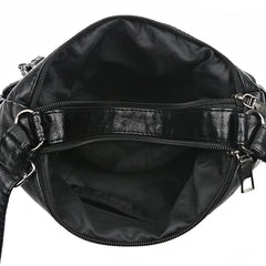 Soft Leather Shoulder Bag for Ladies Casual Hobos Sac Crossbody Bags