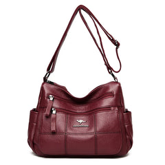 Vintage Crossbody Shoulder Bags Soft PU Leather Handbags