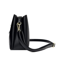 Soft PU Leather Hasp Shoulder Bag Handbag Large Capacity Crossbody Bag