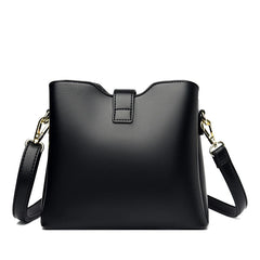 Soft PU Leather Hasp Shoulder Bag Handbag Large Capacity Crossbody Bag