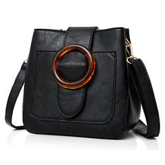 Soft PU Leather Shoulder Bag Crossbody Bag Ladies Saddle Bag