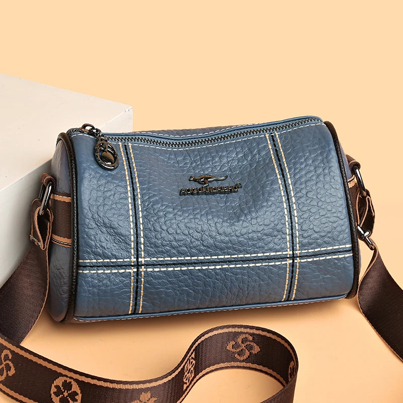 Women's Leather Crossbody Bag - Stylish and Functional