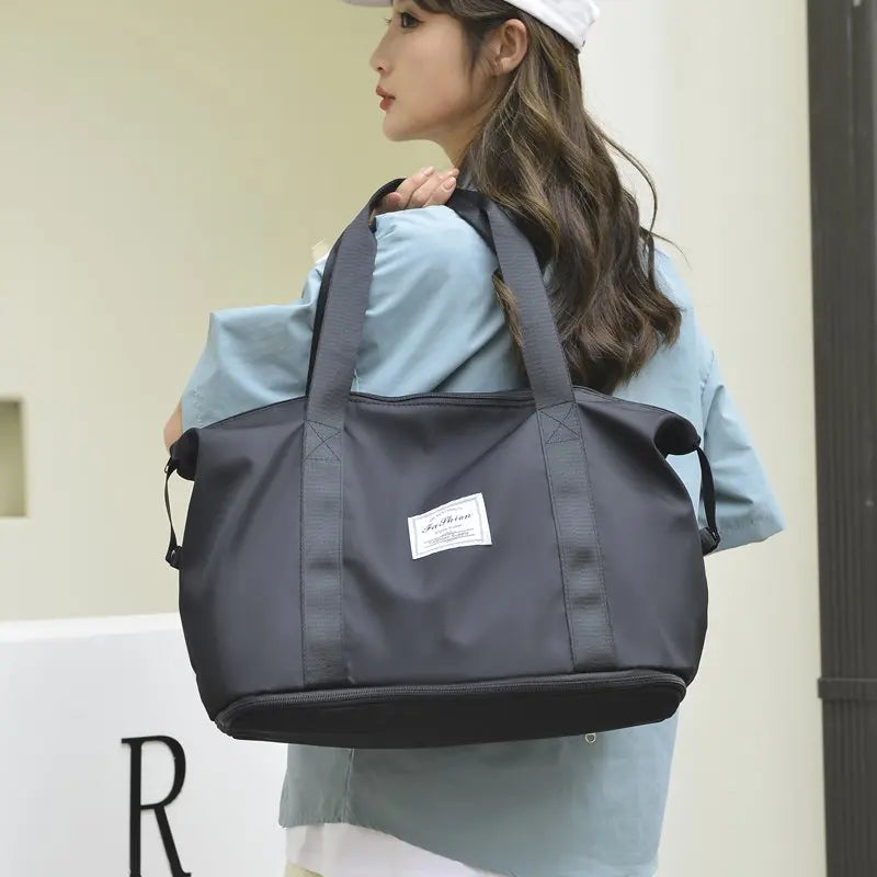 Large Travel Duffel Bag Waterproof Sports Tote Gym Bag