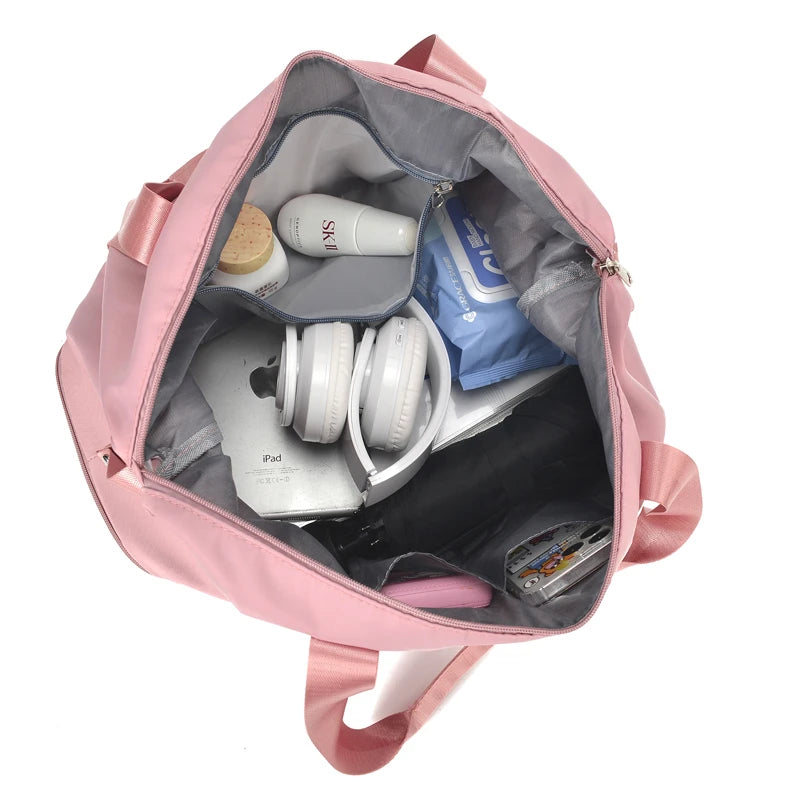 Large Travel Duffel Bag Waterproof Sports Tote Gym Bag
