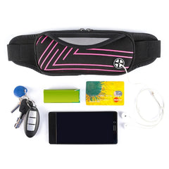 Waterproof Sport Waist Belt Bum Pouch Fanny Pack Zip Bag