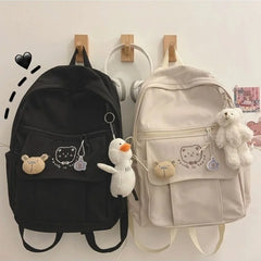 Waterproof High Women Backpack Multi-pocket Large Capacity Rucksack