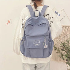 Waterproof High Women Backpack Multi-pocket Large Capacity Rucksack
