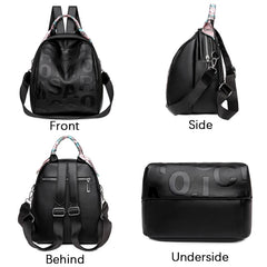 Women Leather Backpack Lady Shoulder Bag School Backpacks For Teens Girls