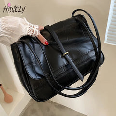 Women Leather Shoulder Bag Large Capacity Crossbody