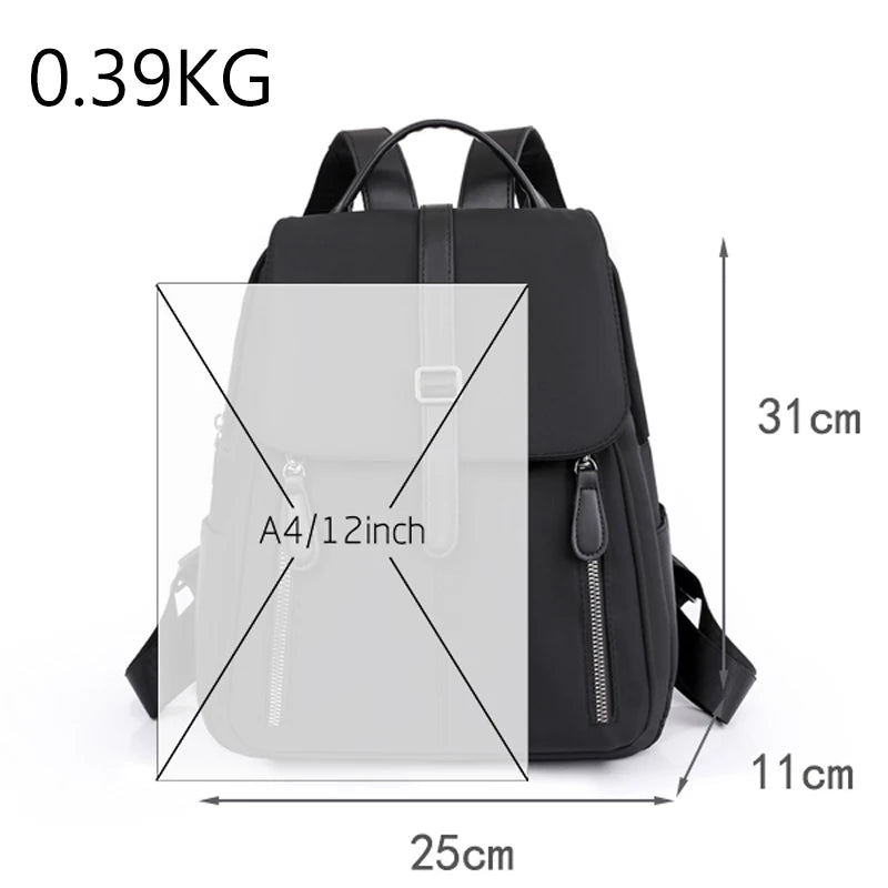 Women's Oxford Cloth Backpack School Bag