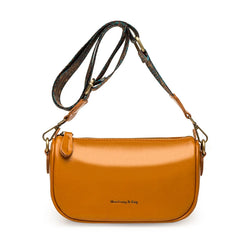 Oil Wax Leather Shoulder Bag for Women Crossbody Handbag