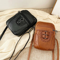 High-capacity Shoulder Bags PU Women Mobile Phone Bags Mini Female