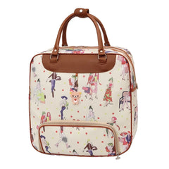 High-capacity Leopard Travel Bag PU Waterproof Men Women All-match